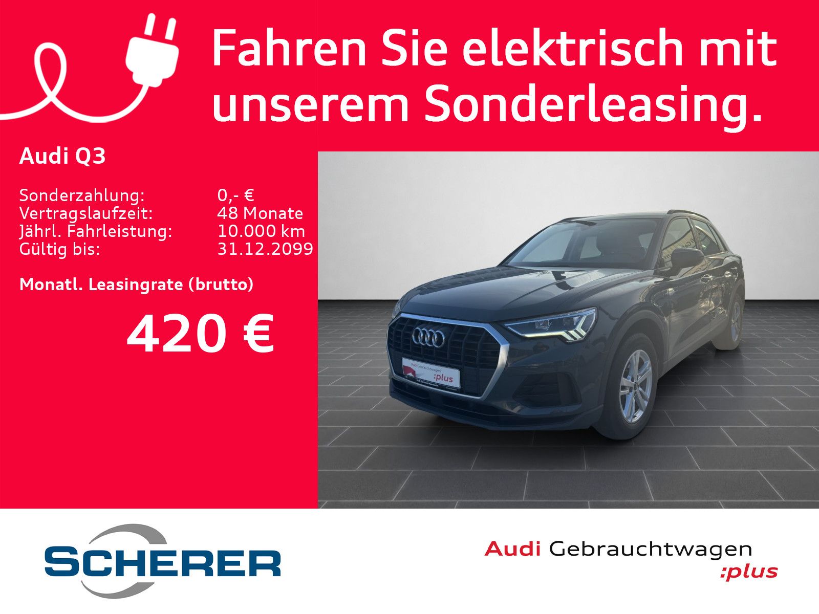 Audi Q3 45 TFSIe S tron. NAVI PLUS AHK ACC LED