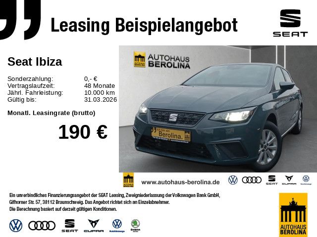 Ibiza 1.0 TSI Road Edition DSG *GRA*NAV*PDC*SHZ*