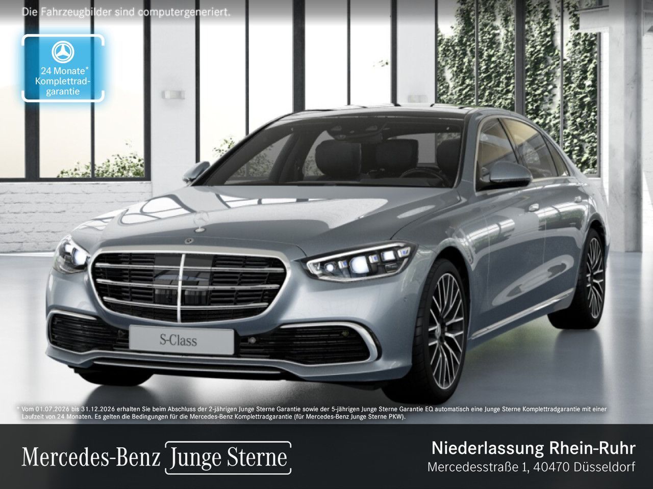 Mercedes-Benz S 450 4M Lang Hi-Lenk Pano Airmatic AHK MBUX HuD