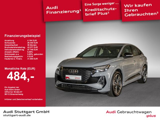 Audi Q4 Sportback 50 e-tron qu S line AHK Matrix Pano