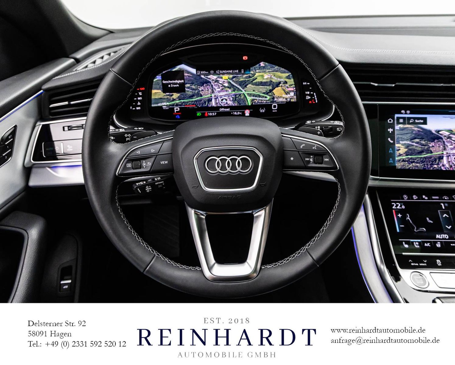 Audi Q8 55TFSi Q S LINE ACC/HuD/PANO/BELÜFT/B&O/360° foto 25