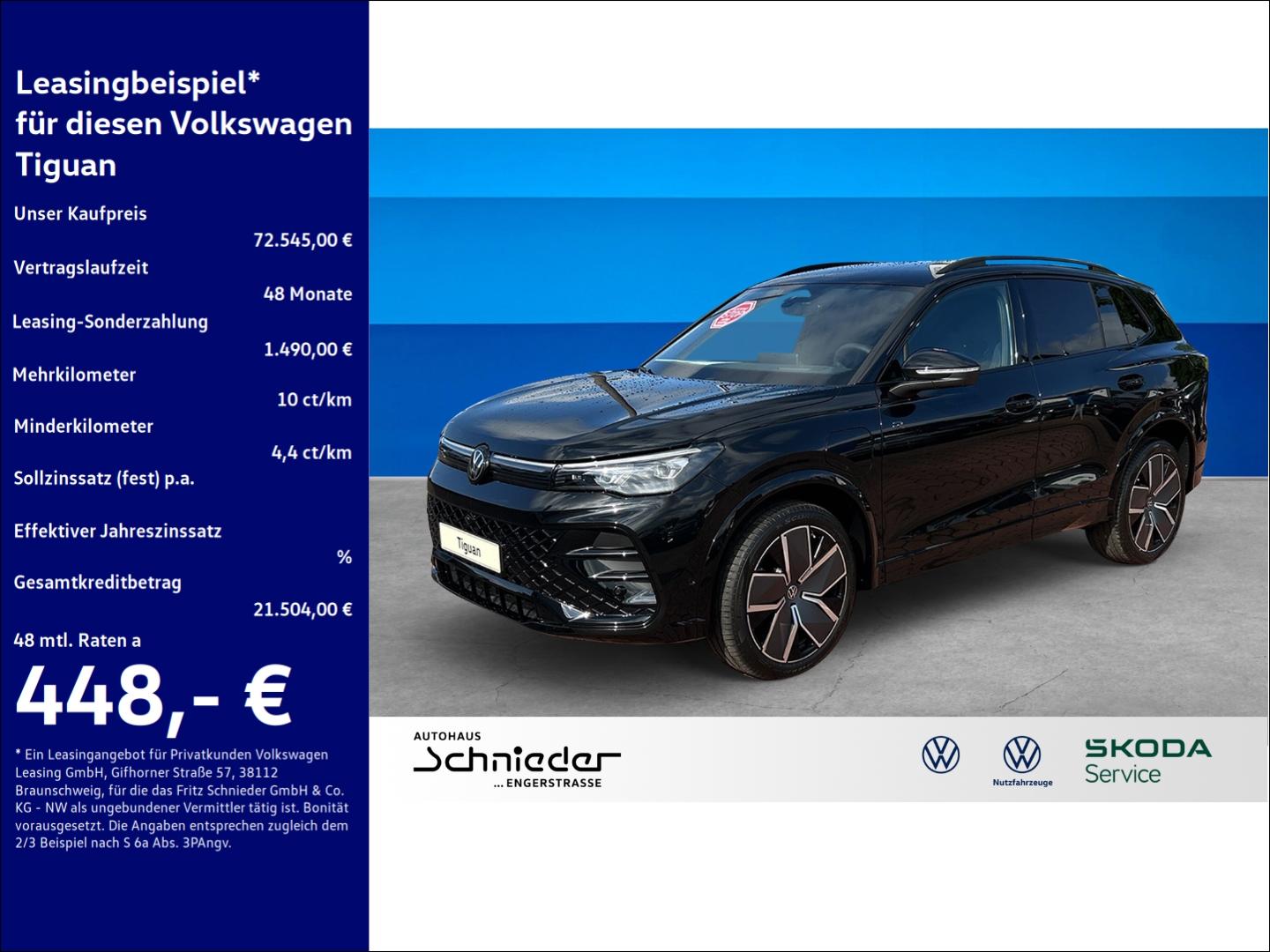 Volkswagen Tiguan R-Line 1,5l eHybrid OPF AHK IQ.DRIVE PREM