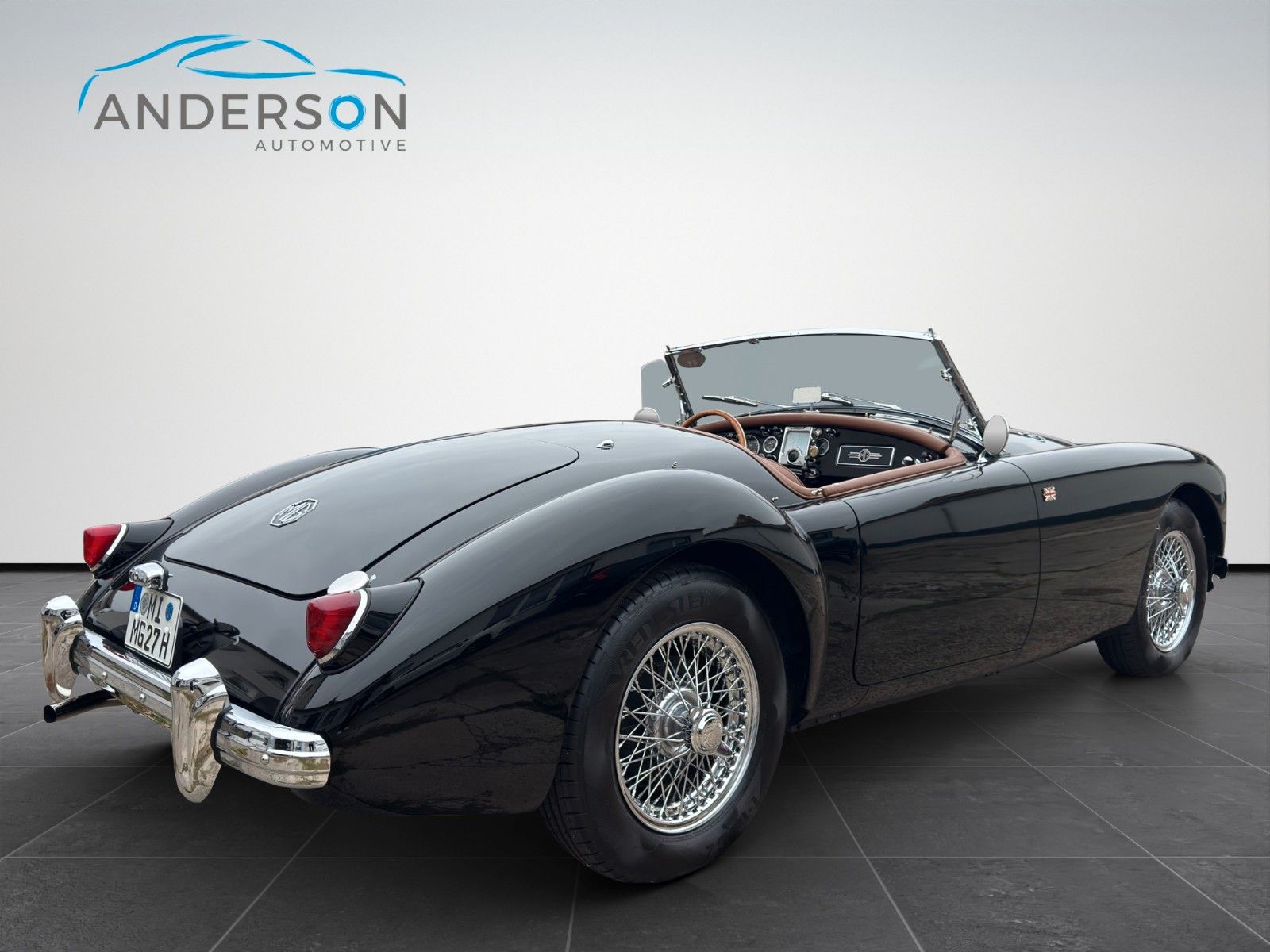 Fahrzeugabbildung MG MGA 1600 ROADSTER FRAME OFF COGNAC LEDER