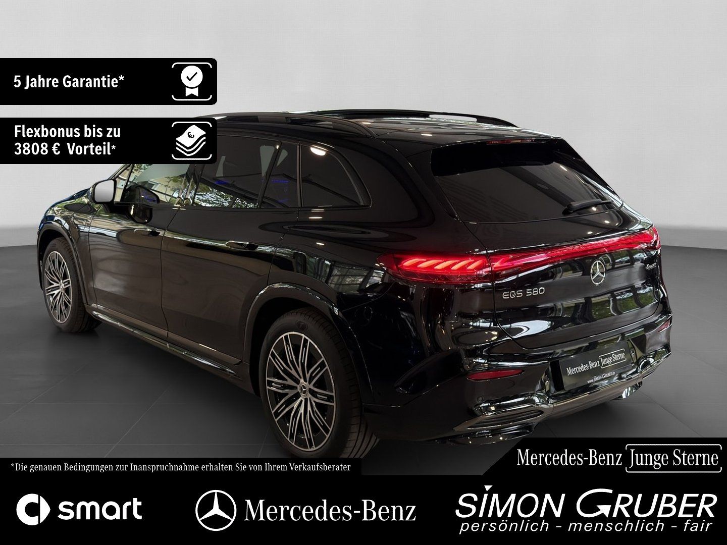 Fahrzeugabbildung Mercedes-Benz EQS 580 4M SUV AMG Premium+ Massage AHK 7 Sitze
