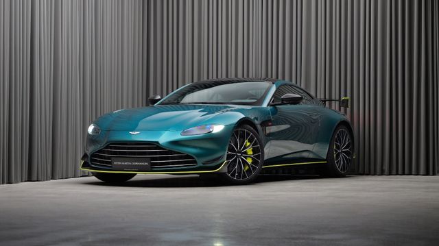 Aston Martin with lime livery