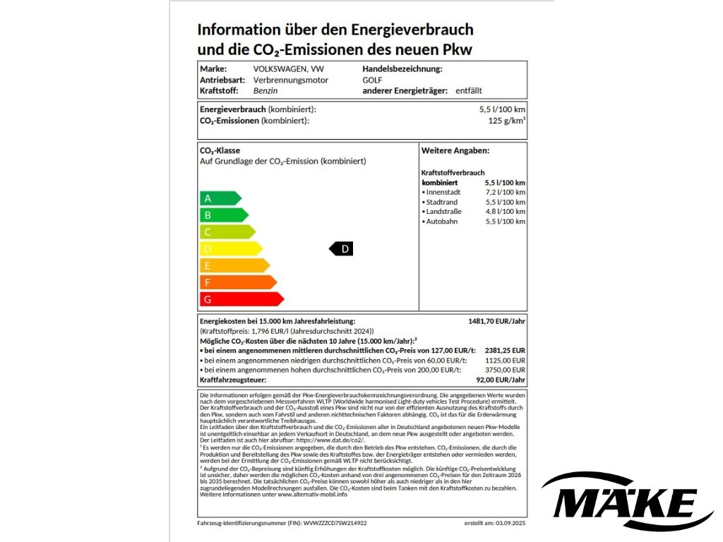 Golf Goal 1.5 TSI ALU AHZV ACC PDC LED NAV RFK