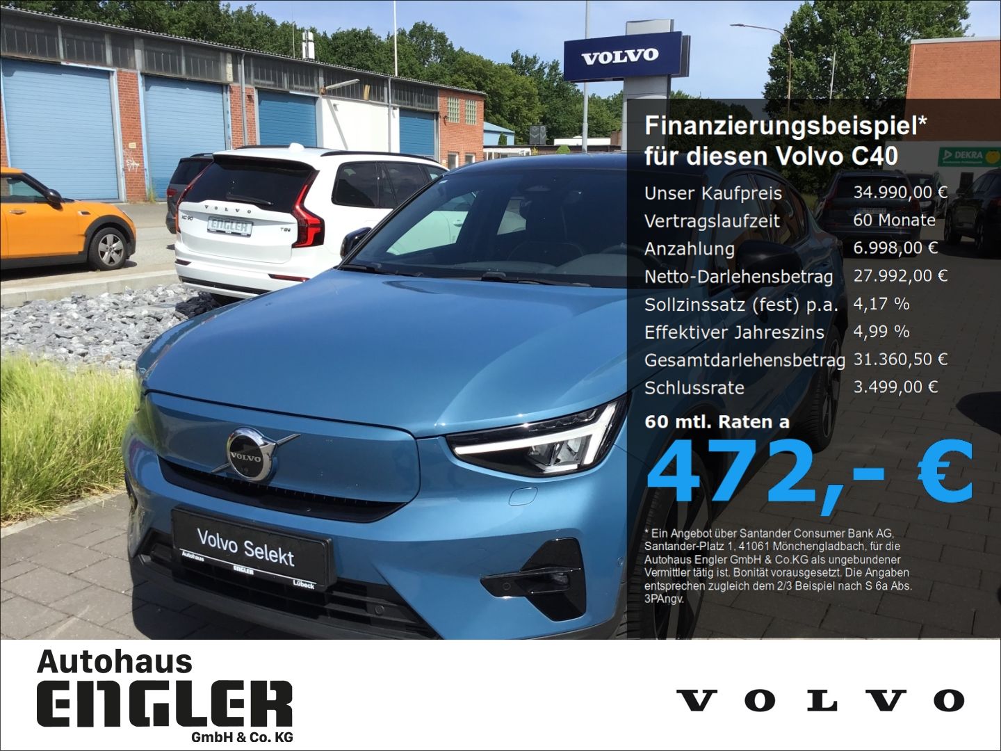 Volvo C40 Ultimate Recharge Twin Motor AWD Stdhzg. Cam