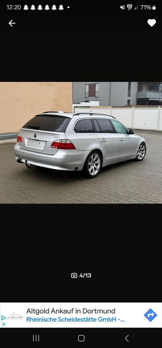BMW 525 2004 — вигляд ззаду