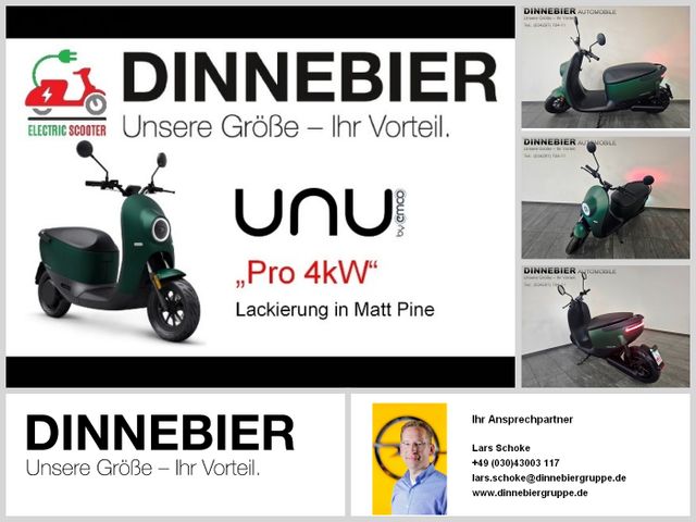 emco UNU Pro 4kW E-Roller Automatik *dt. Modell*