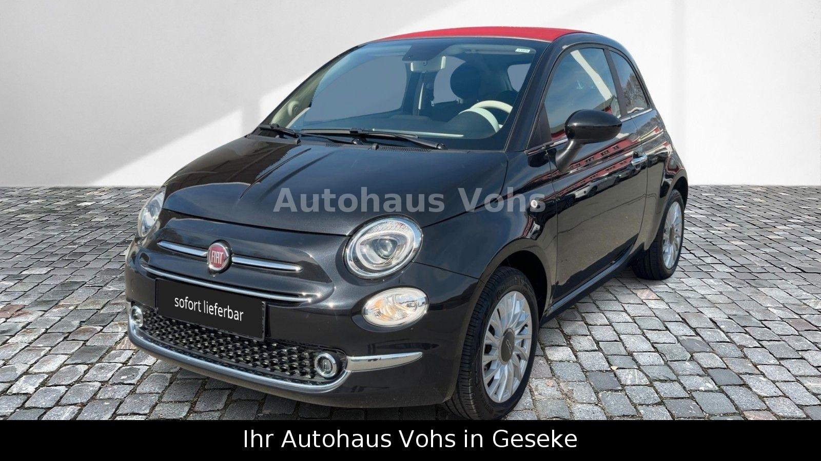 Fiat 500C Dolcevita|Faltdach Rot|Navi|Link|Aluf.|PDC|