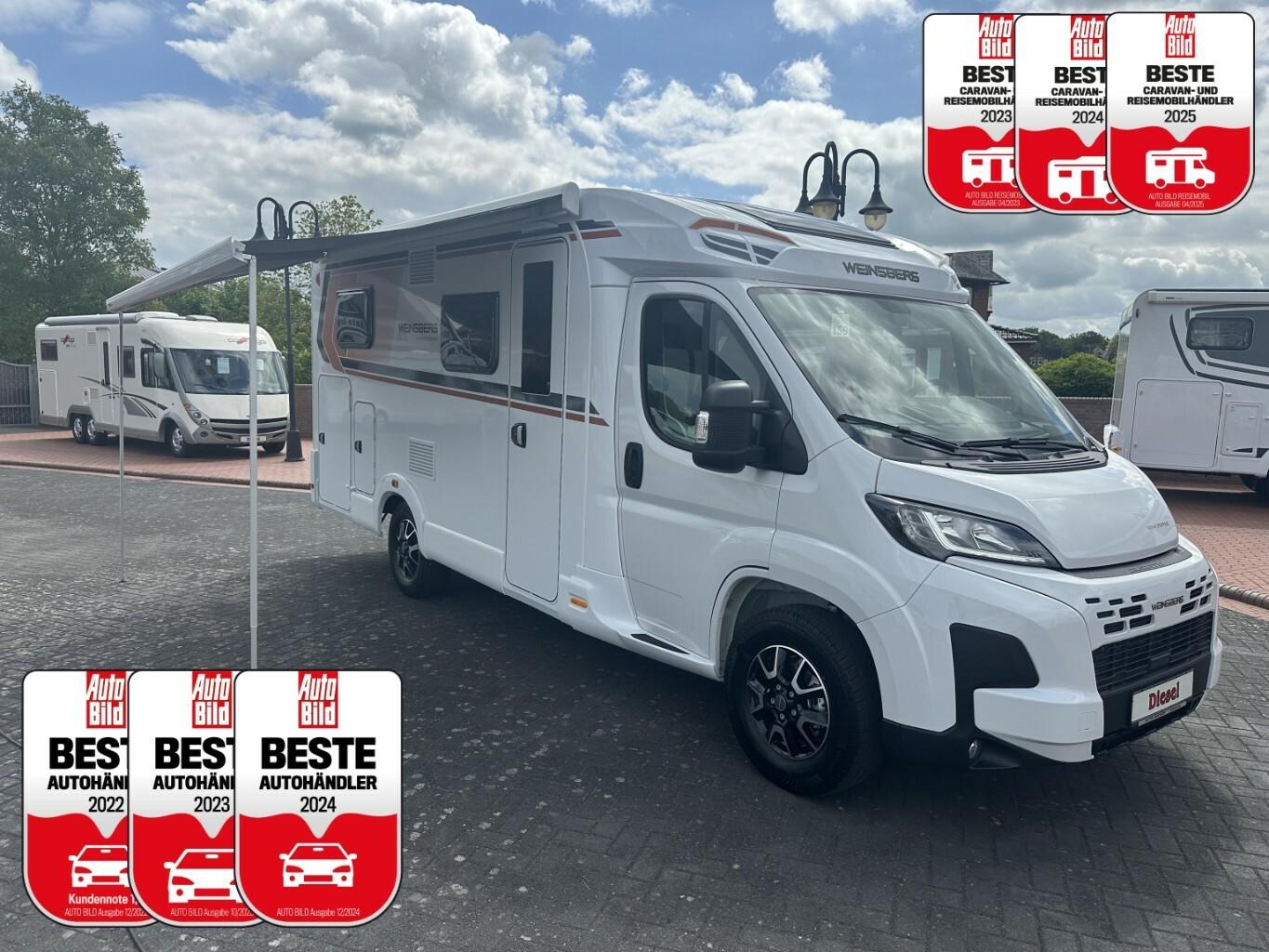 Weinsberg CaraCompact 600 MEG Pepper +Einzelbett+Navi+Kame