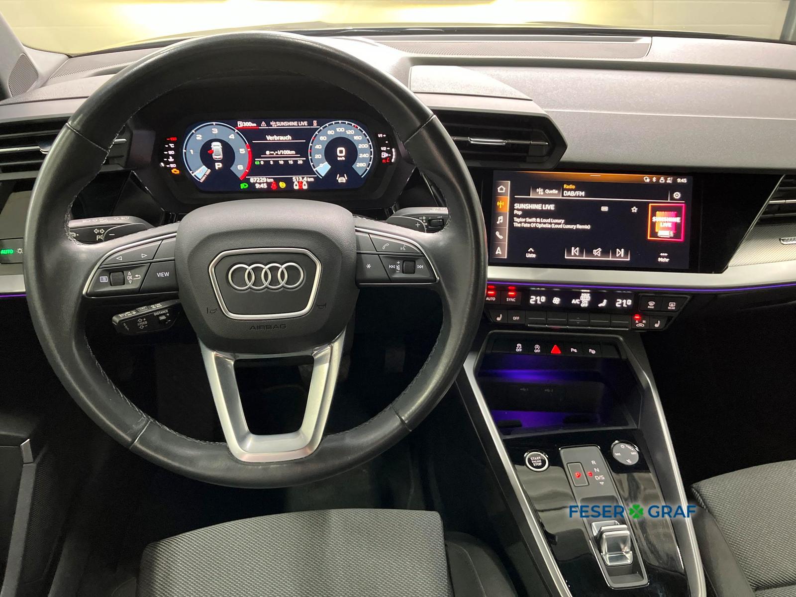 Audi A3 Limousine 30 TDI S tronic B&O LED ACC APP PDC, миниатюра 9