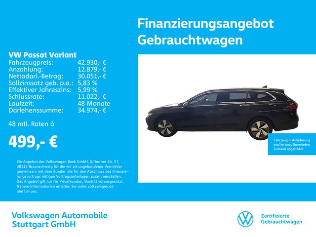 Volkswagen Passat Variant Business Hybrid 1.5 TSI DSG Navi