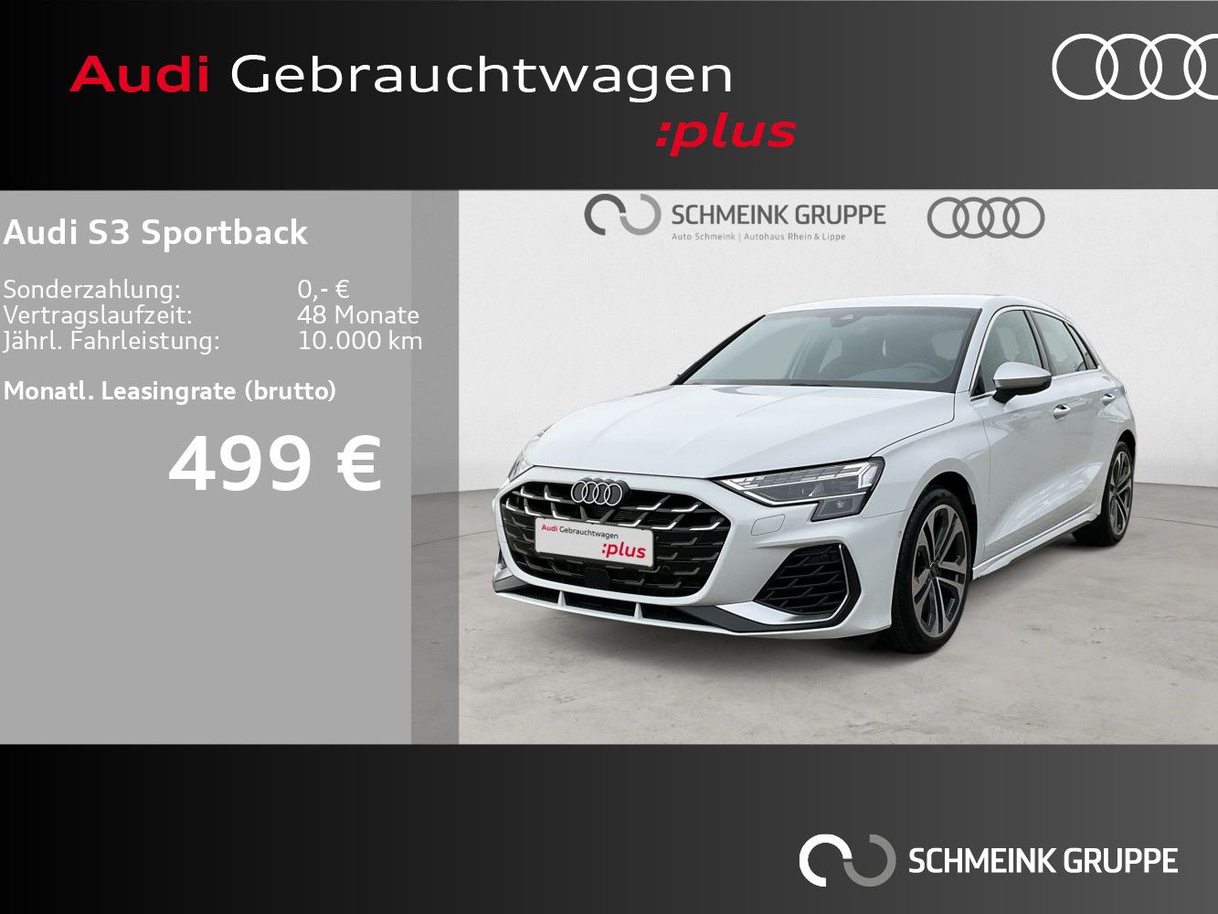 Audi S3 Sportback TFSI quattro S-line Leder FACELIFT