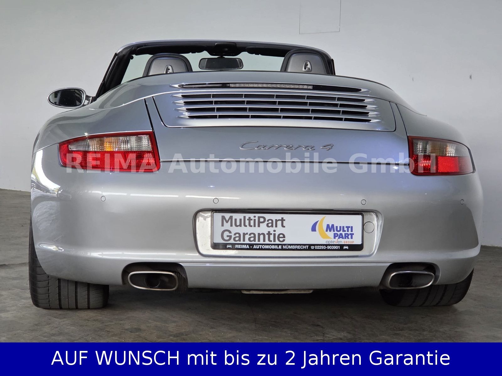 Fahrzeugabbildung Porsche 997 Carrera 4 Cabrio, Porsche Scheckheft