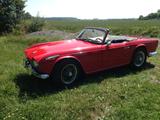 Triumph TR4 A IRS H-Kennz Rot Cabrio - Triumph TR4: Irs
