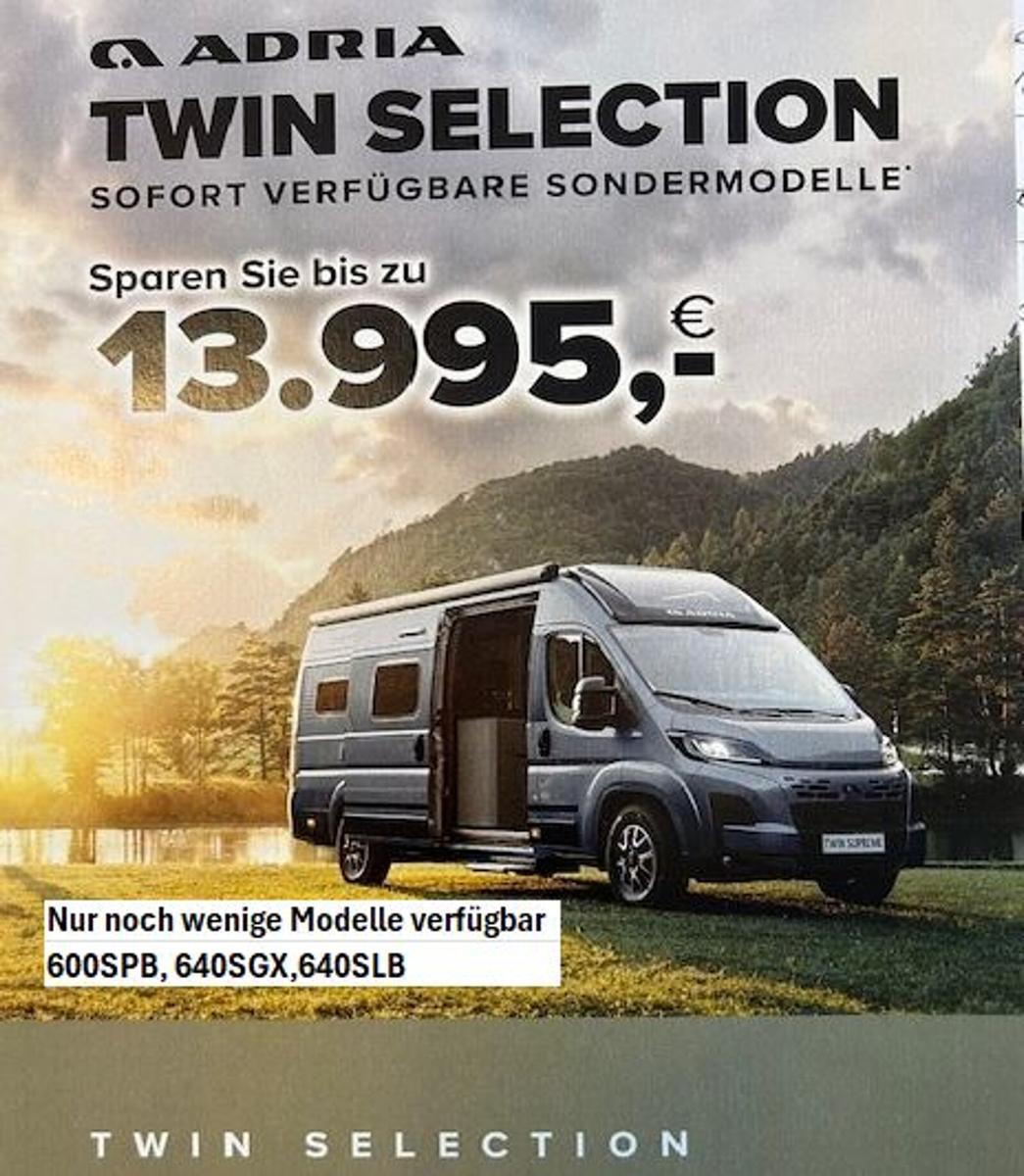 Adria Twin Selection 640 SGX Top Ausstattung 
