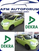 Nissan Micra 1.2 Tekna --AUTOMATIK--TÜV/AU NEU-- - Nissan Micra: Grün