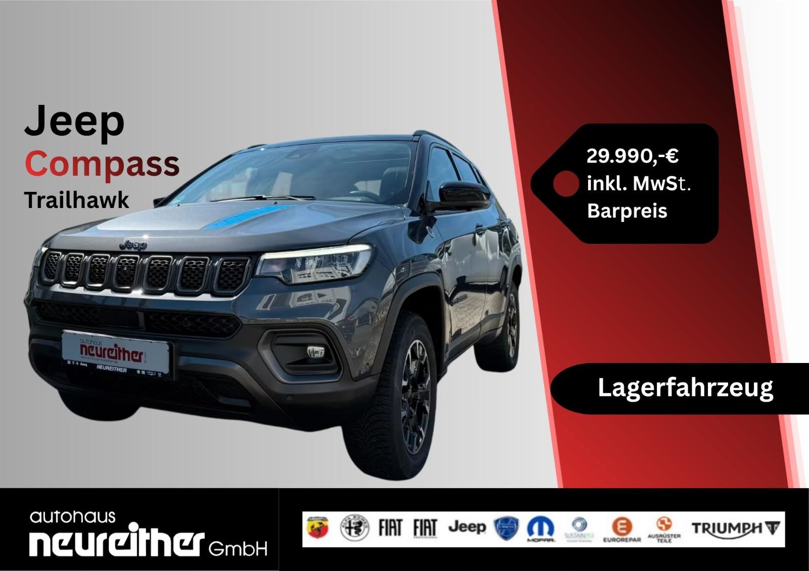 Jeep Compass Trailhawk PHEV 4WD Pano AHK Alpine