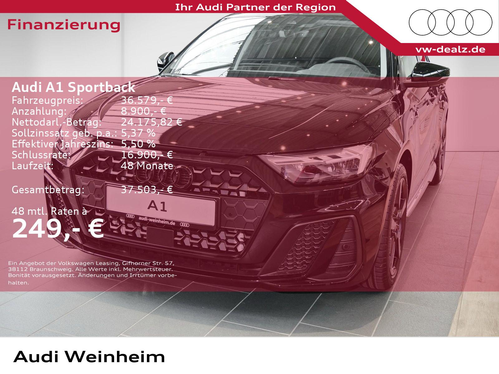 Audi A1 Sportback S line S tronic Klima NAVI LED DAB