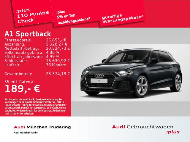 Audi A1 Sportback 30 TFSI S tronic  Advanced ACC/Virt