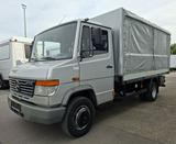 Mercedes-Benz 814 D Vario 3-Sitzer Plane Edscha 117 tkm AHK - Mercedes-Benz 814
