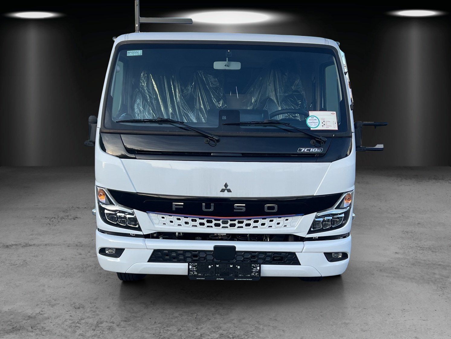 Fahrzeugabbildung Andere 7C18M eCanter Meiller Trigenius 3-Seiten mit Box