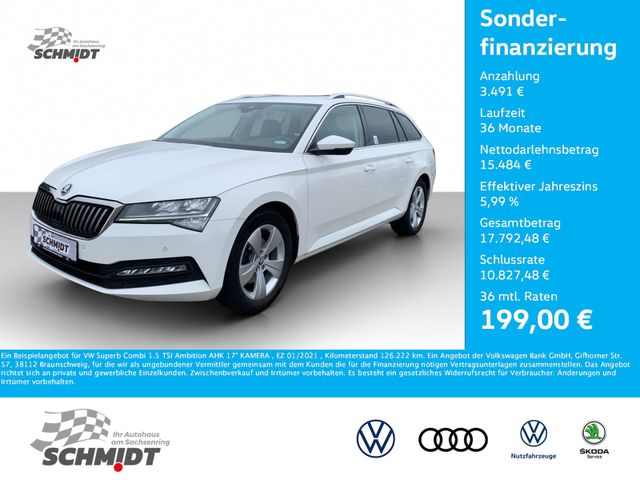 Skoda Superb Combi 1.5 TSI Ambition AHK 17" KAMERA