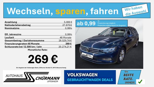 Passat Variant 1.5 TSI OPF DSG Business AHK 1,99