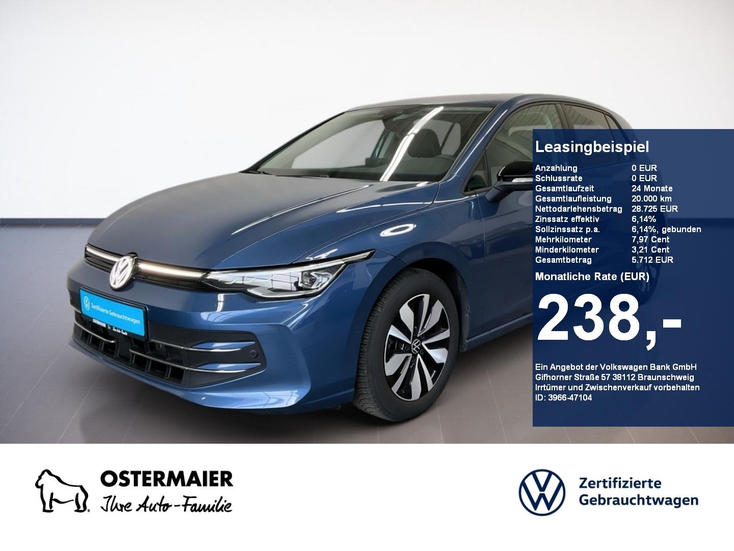 Volkswagen Golf VIII GOAL 1.5eTSI 150PS DSG ACC.AHK.KAMERA.