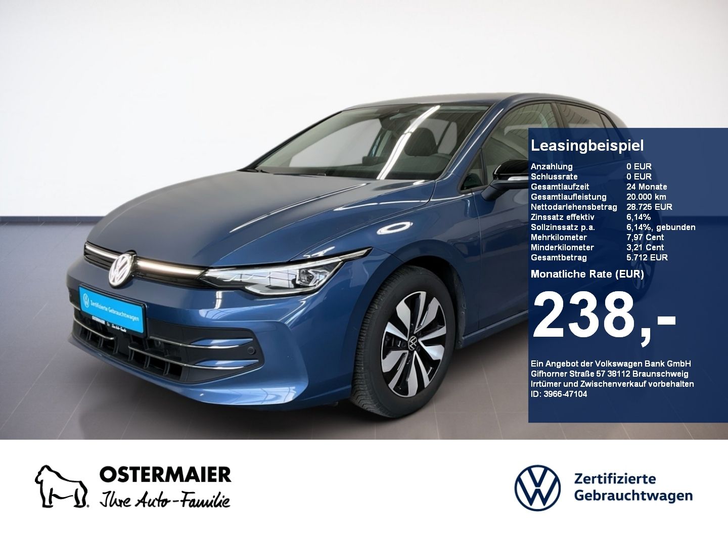 Volkswagen Golf VIII GOAL 1.5eTSI 150PS DSG ACC.AHK.KAMERA.