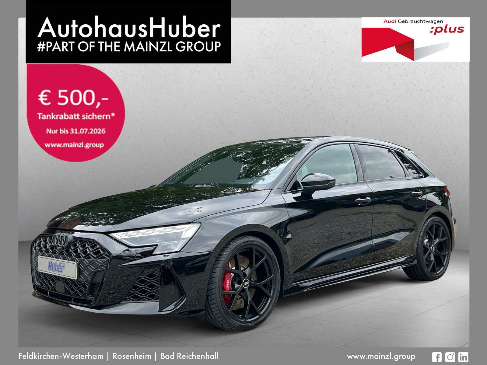 AUDI RS 3 Sportback RS-Abgas Pano HUD Matrix SONOS