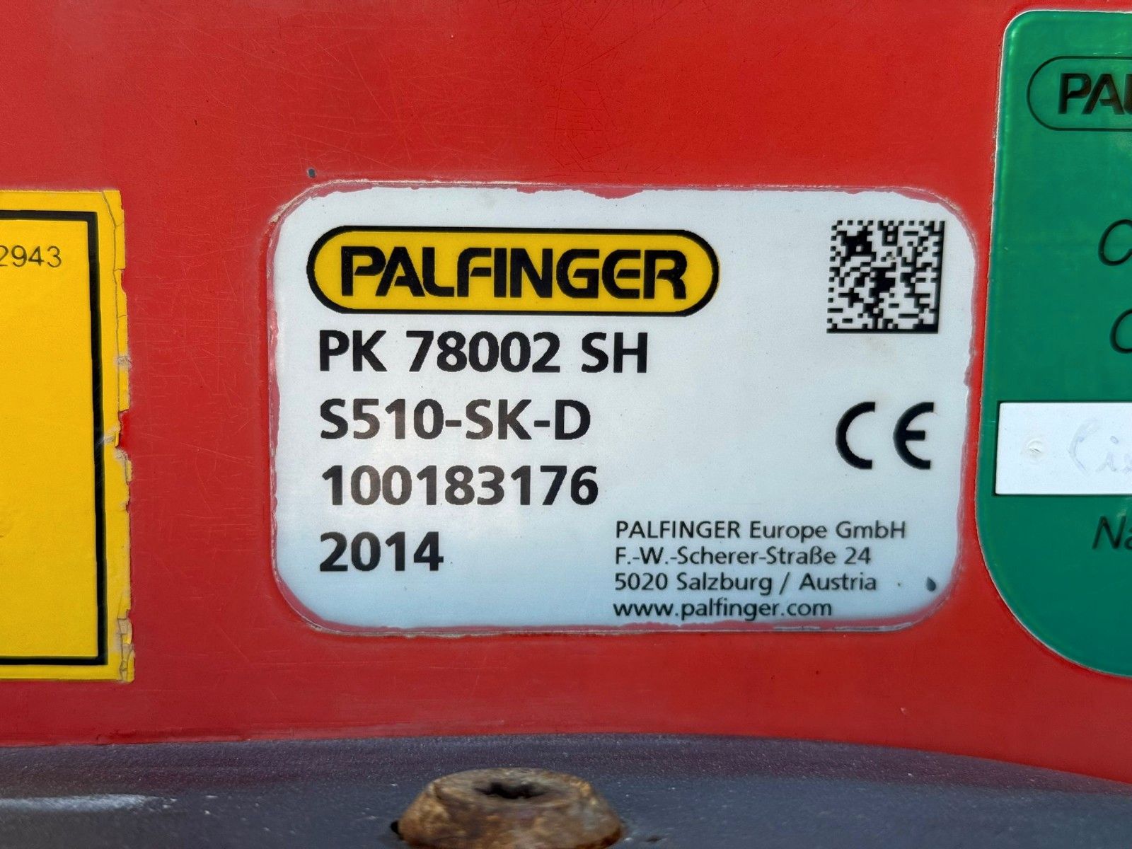 Fahrzeugabbildung Volvo FH 540 8x4 mit Palfinger Kran PK 78002F + Haken