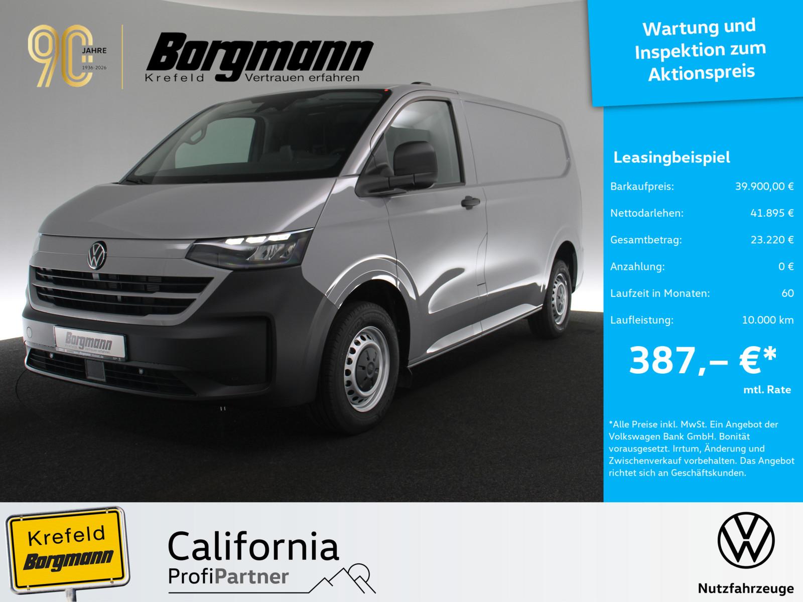Volkswagen T7 TransporterT7 Kasten 2.0 TDI KR L1H1 AHK LED KAMERA PDC