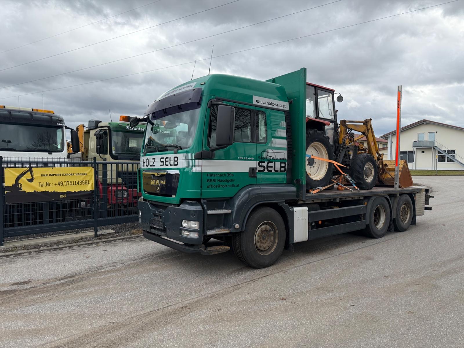 MAN TGS 26.440*HOLZ*VIELE NEUTEILE*TOP*Lenk+Lift