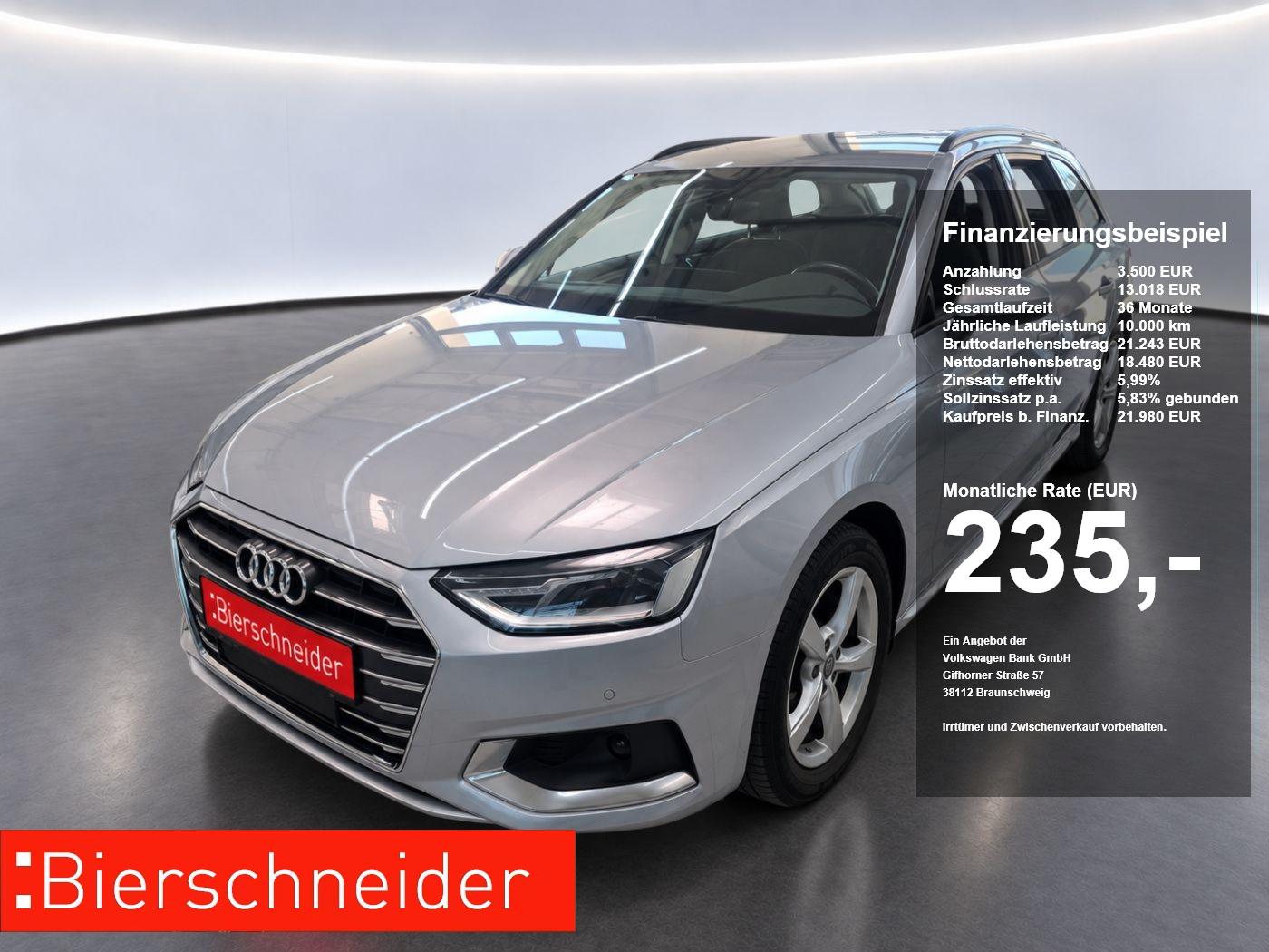 Audi A4 AVANT 35 2.0 TFSI 150 PS NAVI+LED+AHK+SZH+PDC
