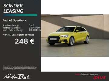 Audi Leasing Angebot: Audi A3 Sportback S line 30TFSI Navi LED ACC AHK Sitz