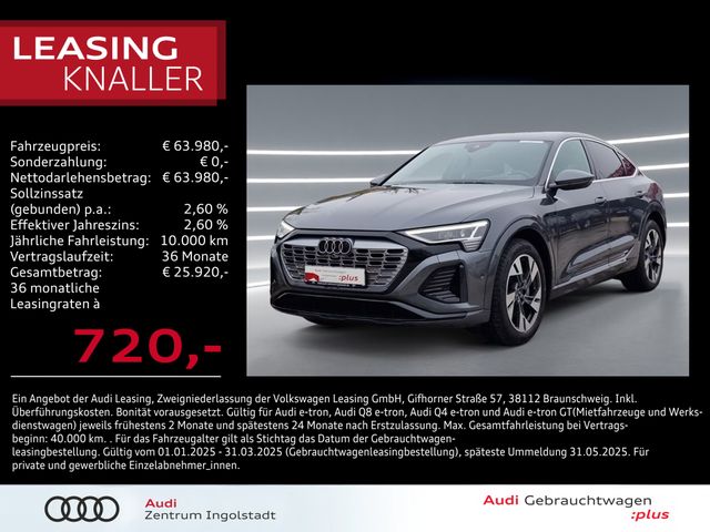 Audi Q8 e-tron Sportback 50 qu AHK 20" HuD KAM S line