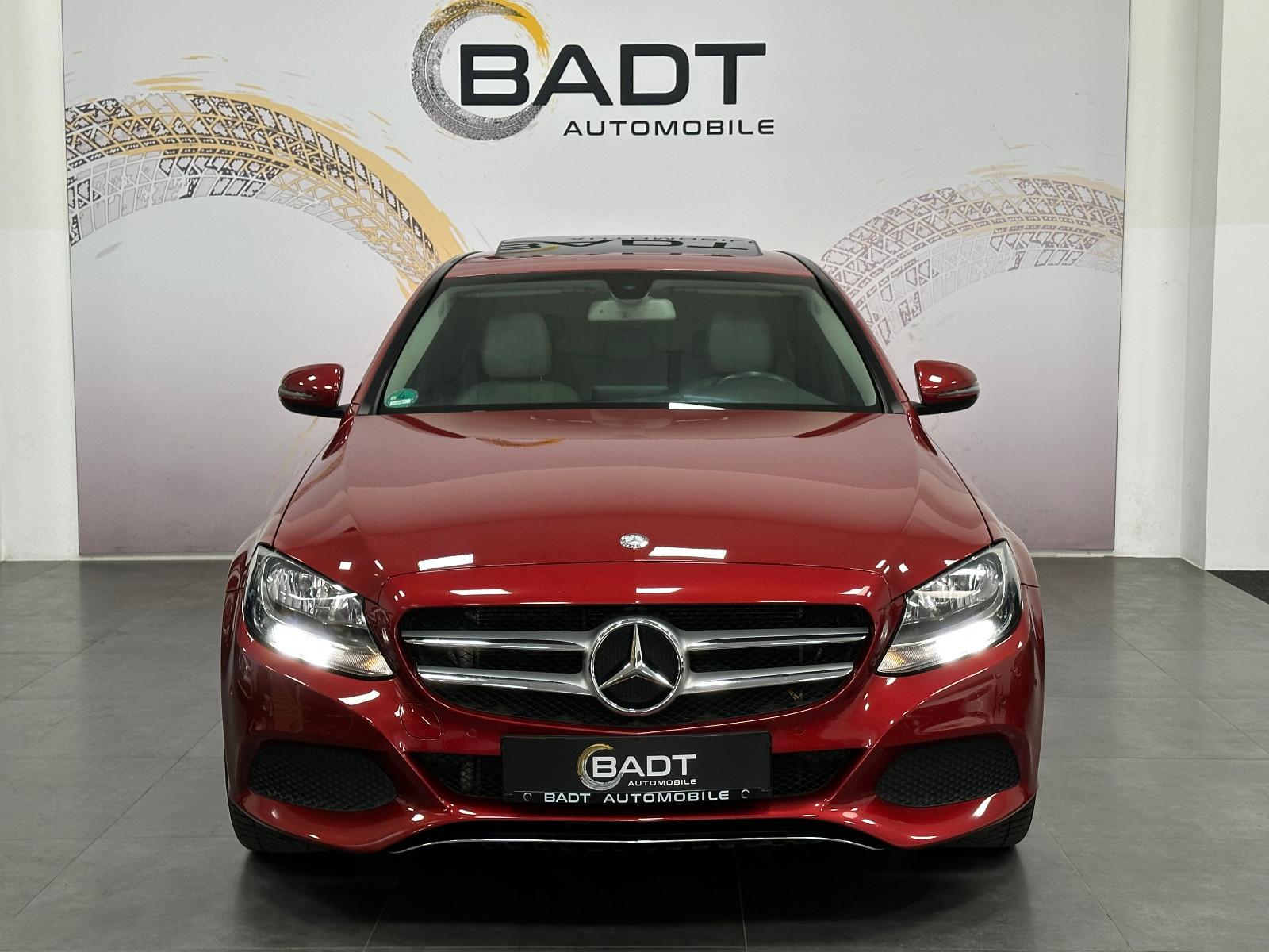 Mercedes-Benz C 200 CGI Limousine*TOTWINKEL*ROT/GRAU LEDER*