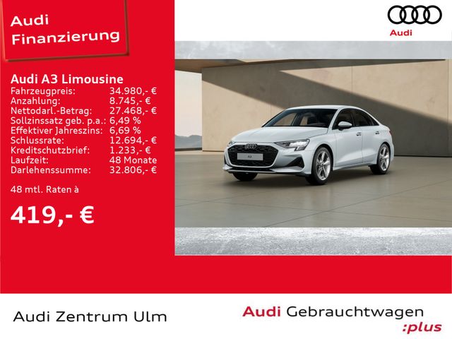 Audi A3 Limousine advanced 35 TDI S tronic NAV+ PDC