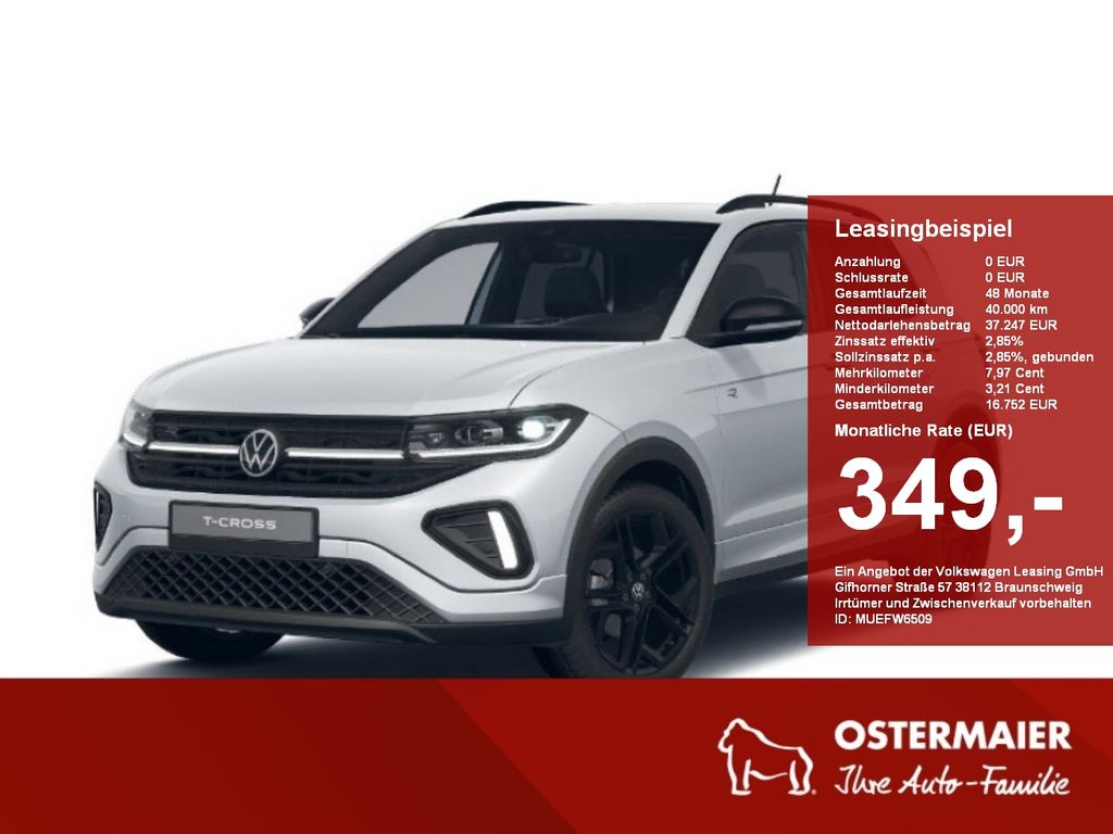 Volkswagen T-Cross R-Line 1.5TSI 150PSDSG 5J-GARANTIE,IQ.LI