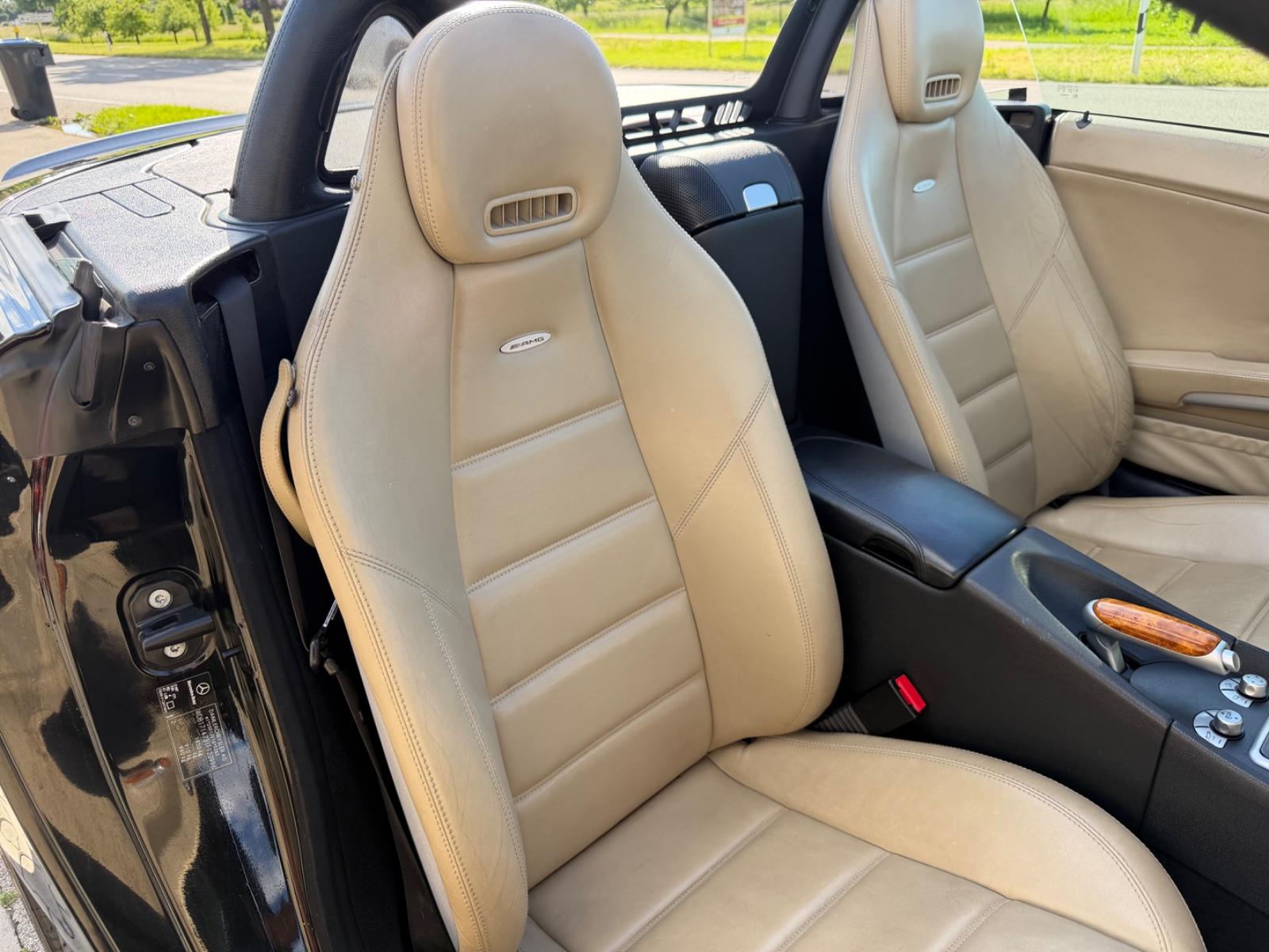 Mercedes-Benz SLK 55 AMG Roadster 360ch - 1 ère main - Navi - Sièges chauffants - Pneus été