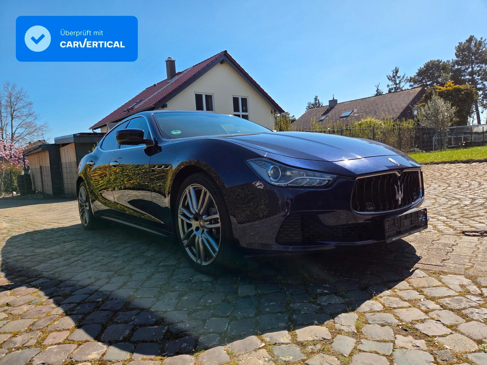 Maserati Ghibli Sitzlüftung Memory Braunes Leder 20 Zoll