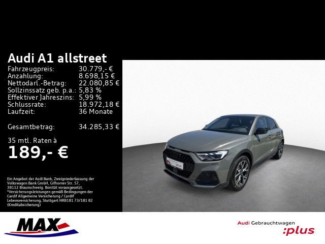 A1 allstreet 35 TFSI S LINE LED+OPTIK+SONOS+ALU+