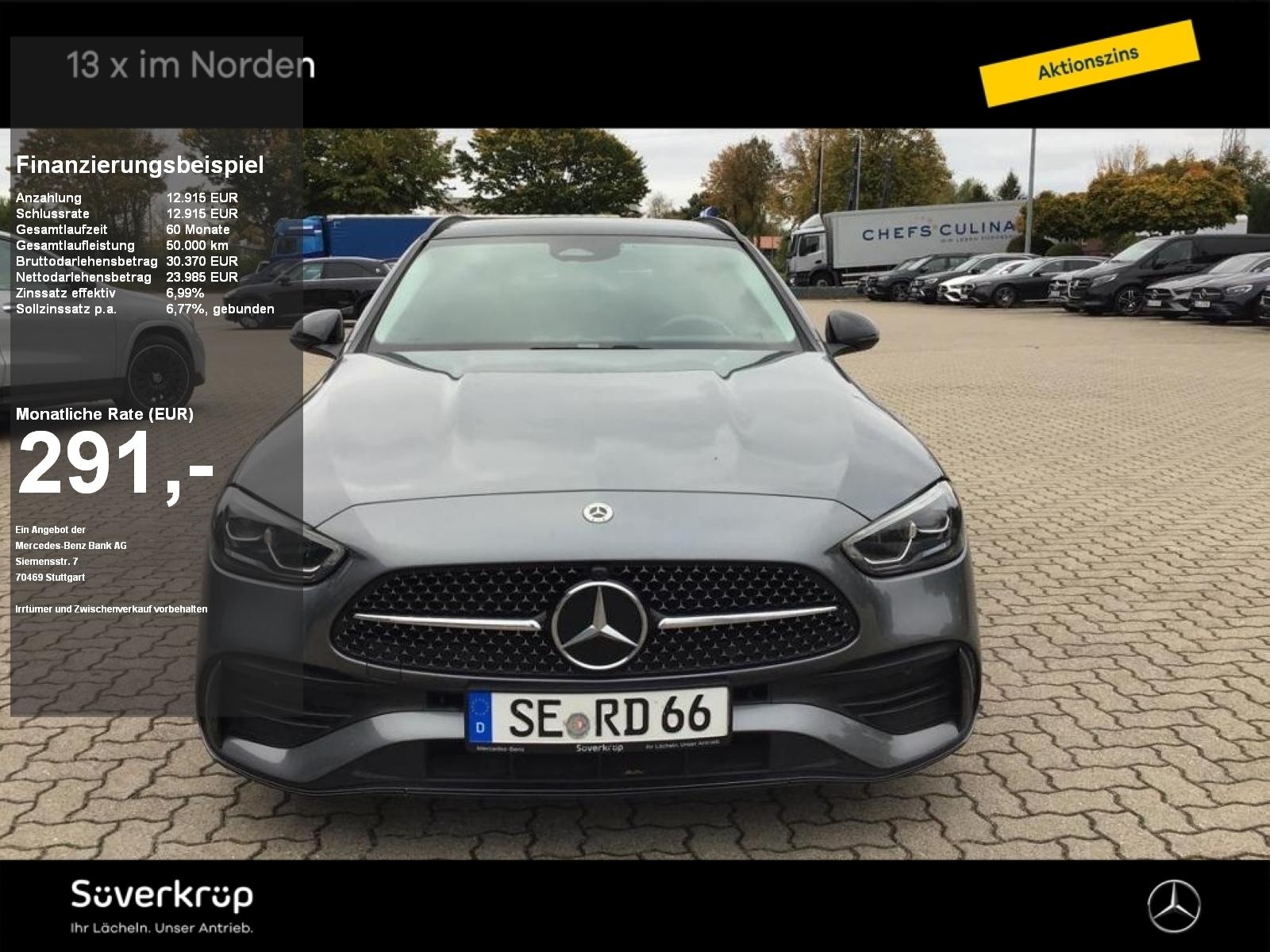 Mercedes-Benz C 220 T d KOM AMG NIGHT AHK KAMERA PANO SPUR PDC