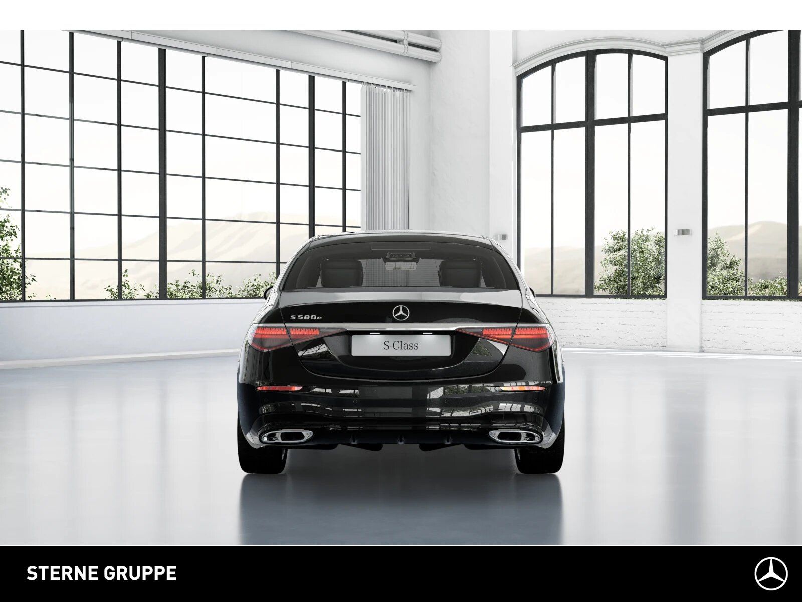 Mercedes-Benz S 580 e lang AMG NIGHT Pano HUD RemotePark Burme foto 9