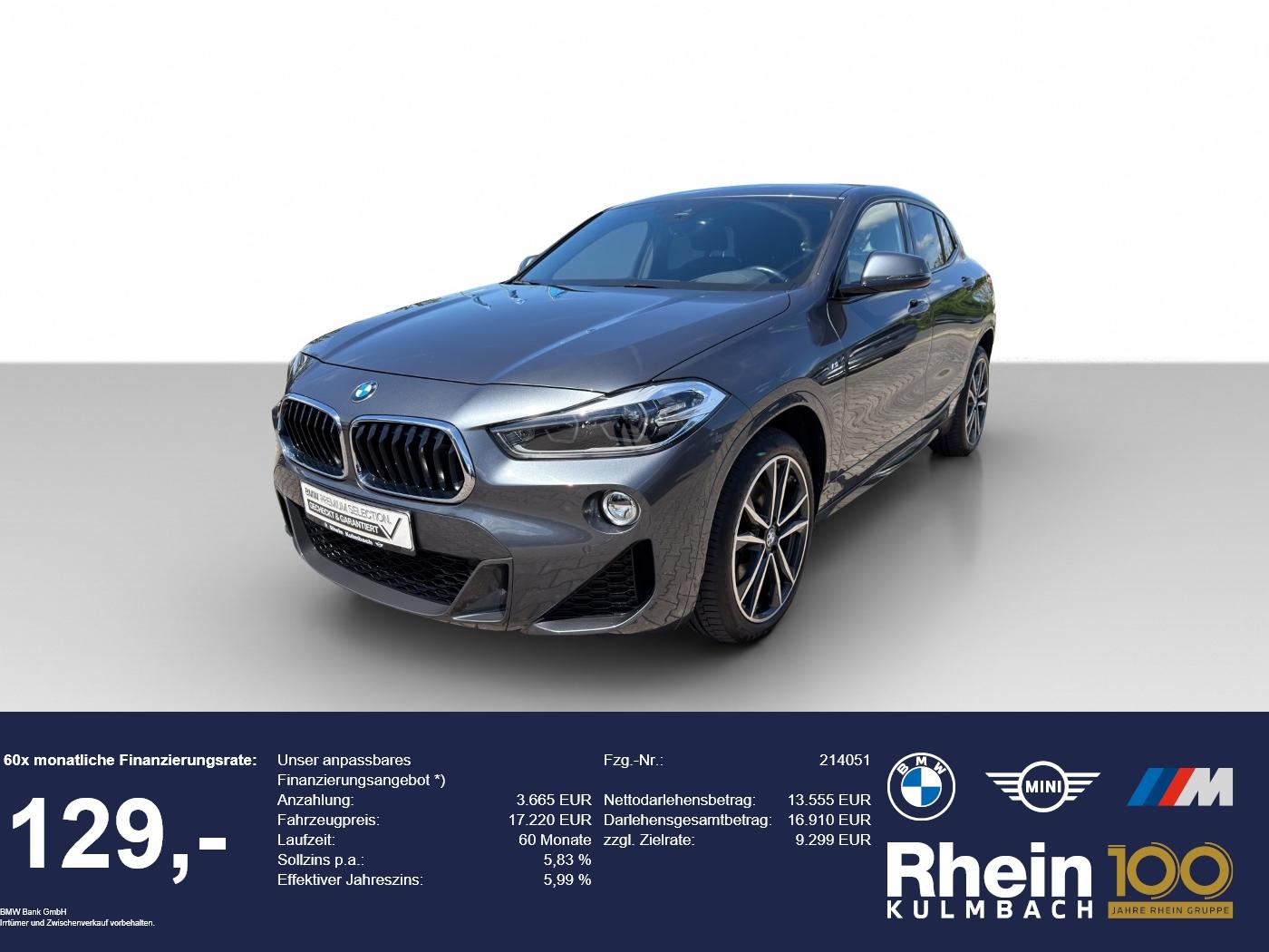 BMW X2 sDrive20i M Sport Navi+ LED HUD AHK Rfk Alarm