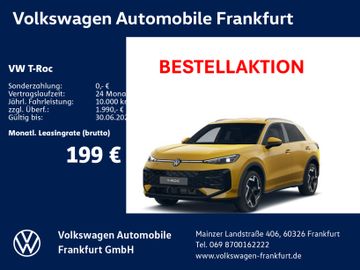 Volkswagen Leasingangebot: Volkswagen T-Roc R-Line 1.5 l eTSI OPF 110 kW (150 PS) 7-Ga
