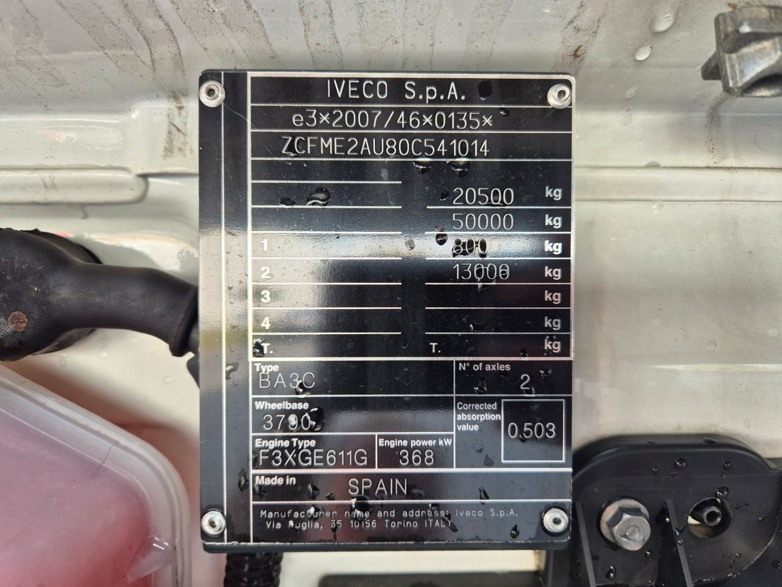 Fahrzeugabbildung Iveco X-Way AS440X50T/P ON+ Hydraulik Intarder Cam