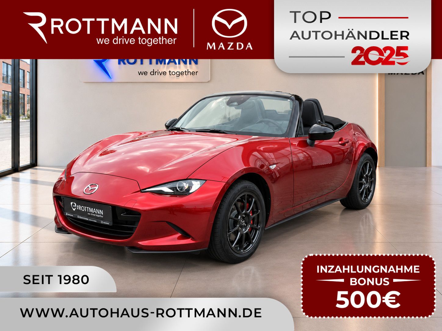 Mazda MX-5 1.5 SKYACTIV-G 132 HOMURA /Recaro/BOSE